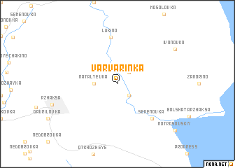 map of Varvarinka