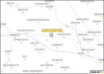 map of Varvarino