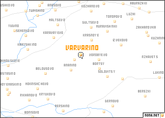 map of Varvarino