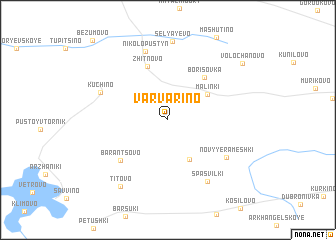 map of Varvarino