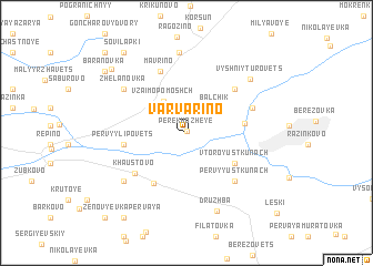 map of Varvarino