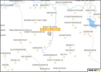 map of Varvarino