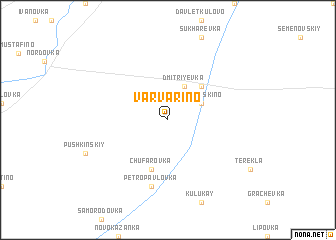 map of Varvarino