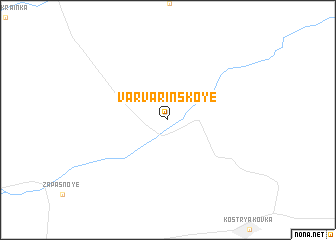 map of Varvarinskoye