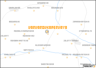 map of Varvarovka Pervaya