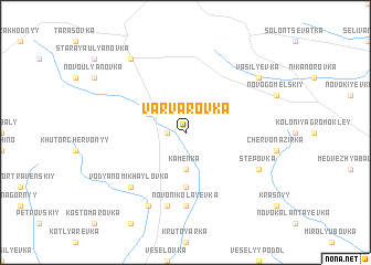 map of Varvarovka