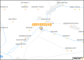 map of Varvarovka