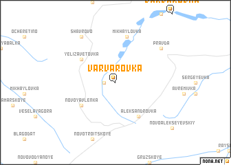 map of Varvarovka