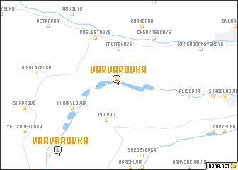 map of Varvarovka