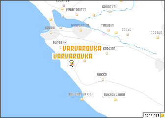 map of Varvarovka