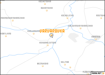 map of Varvarovka