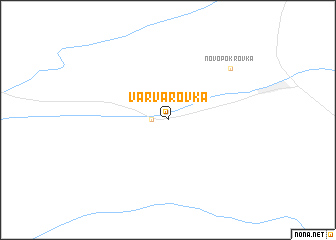 map of Varvarovka