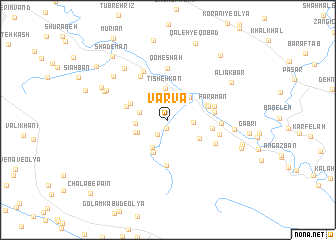 map of Varvā