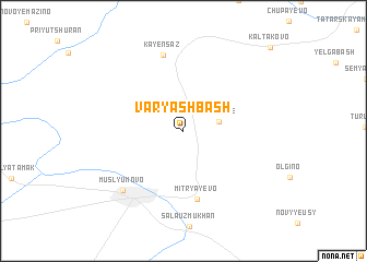 map of Varyash-Bash