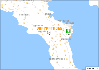 map of Varypatádes