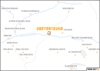 map of Varypayevka