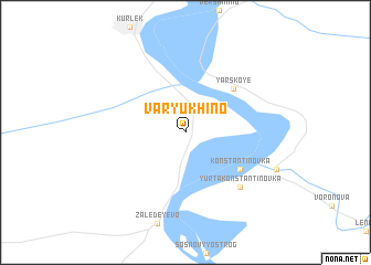 map of Varyukhino