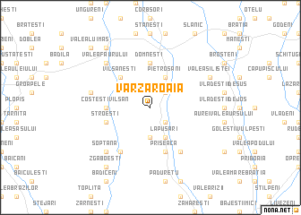 map of Vărzăroaia