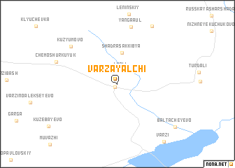 map of Varza-Yalchi