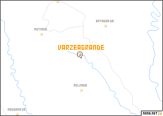 map of Várzea Grande