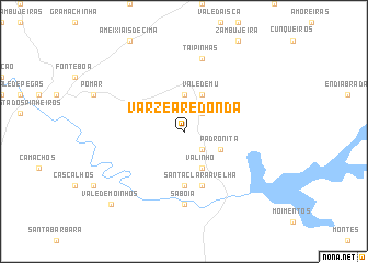 map of Várzea Redonda