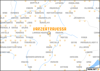 map of Várzea Travessa