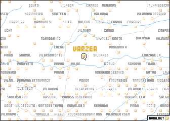 map of Várzea