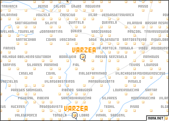 map of Várzea