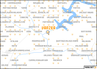 map of Várzea