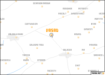 map of Văşad