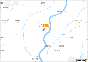 map of Vāsad
