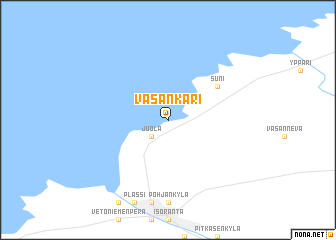 map of Vasankari