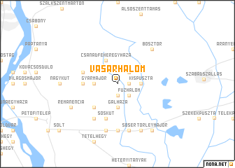 map of Vásárhalom