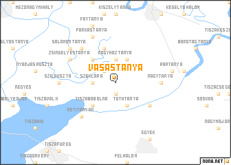 map of Vasastanya