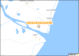 map of Vasavasamudram