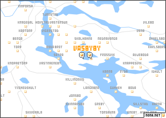 map of Väsby