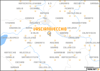 map of Vasciano Vecchio