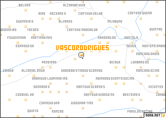 map of Vasco Rodrigues