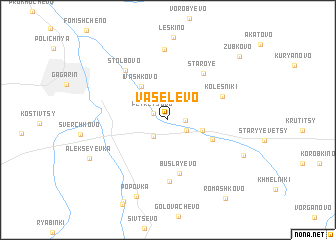 map of Vaselëvo