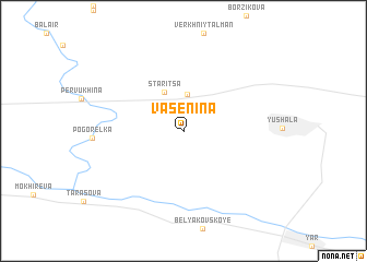 map of Vasenina