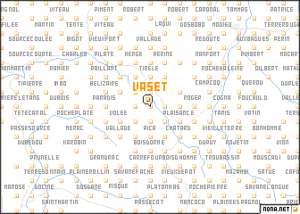 map of Vaset