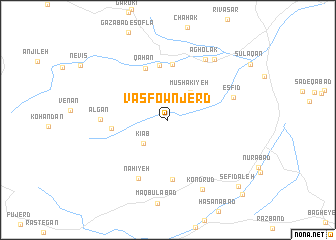 map of Vasfownjerd