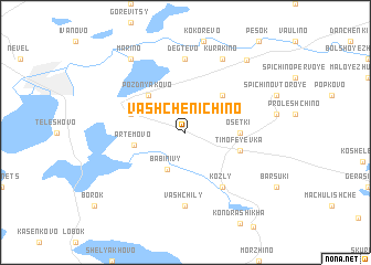 map of Vashchenichino