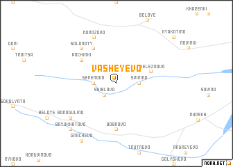 map of Vasheyevo