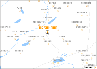 map of Vashkovo