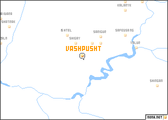 map of (( Vash-Pusht ))