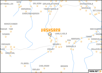 map of Vāsh Sarā