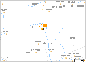 map of Vāsh