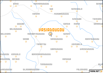 map of Vasiadougou