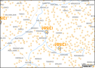 map of Vasići